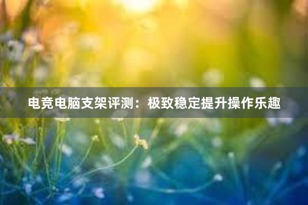 电竞电脑支架评测：极致稳定提升操作乐趣