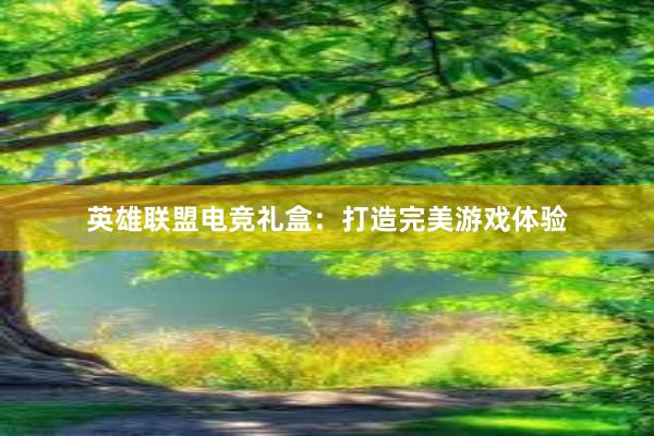 英雄联盟电竞礼盒：打造完美游戏体验